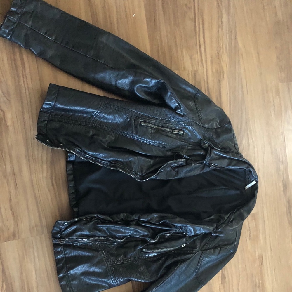 Free People Leather Jacket